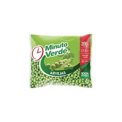 Arvejas congeladas Minuto Verde 200 g
