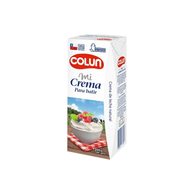 Crema de leche natural Colun 200 ml