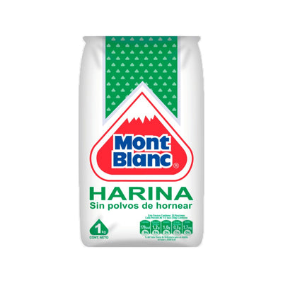 Harina sin polvos de hornear Mont Blanc 1 K