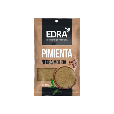 Pimienta negra molida Edra 15 g