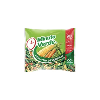 Primavera de verduras congelada Minuto Verde 200 g