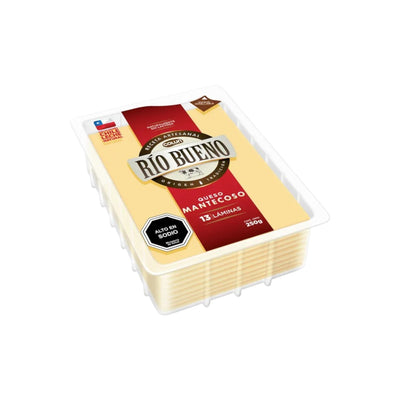 Queso mantecoso Rio Bueno 13 láminas 250 g