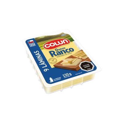 Queso ranco Colun 9 láminas 150 g