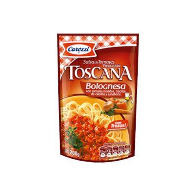 Salsa de tomates toscana bolognesa Carozzi 200 g