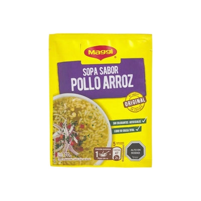 Sopa sabor pollo con arroz Maggi 70 g
