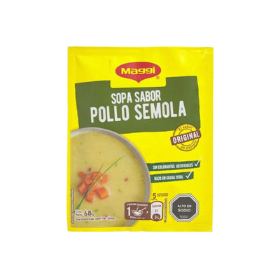 Sopa sabor pollo con sémola Maggi 68 g