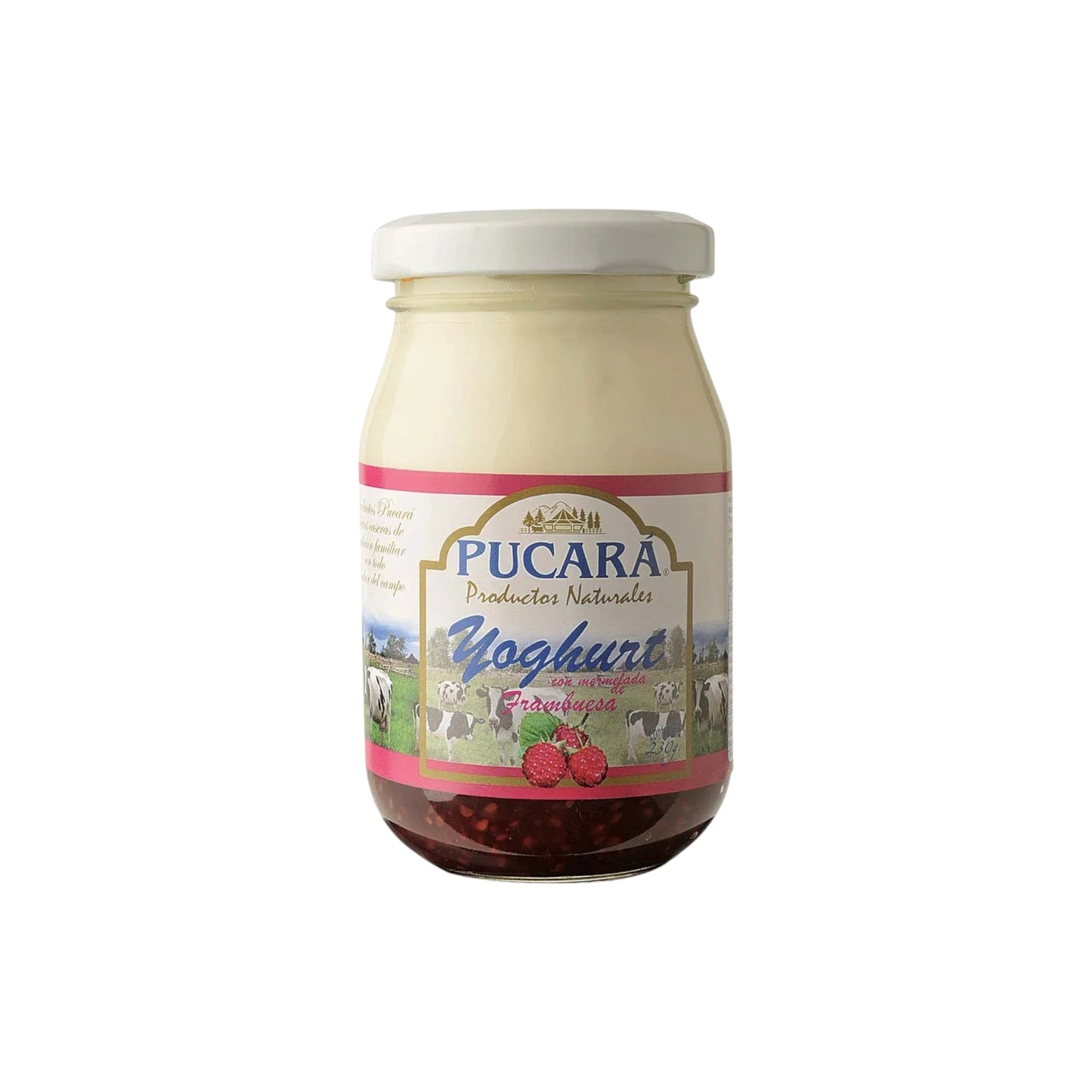 Yogurt con mermelada de frambuesa Pucará 230 g
