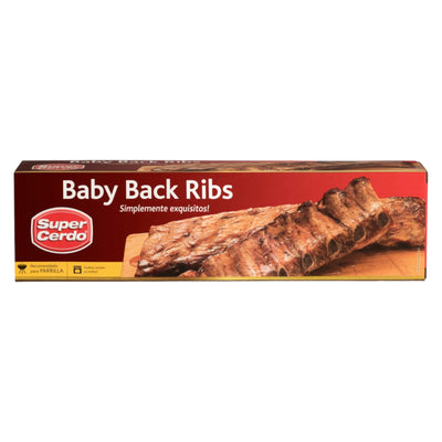 Baby back ribs Super Cerdo 1 K