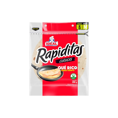 Tortilla Rapiditas clásicas Ideal 8 un M 200 g