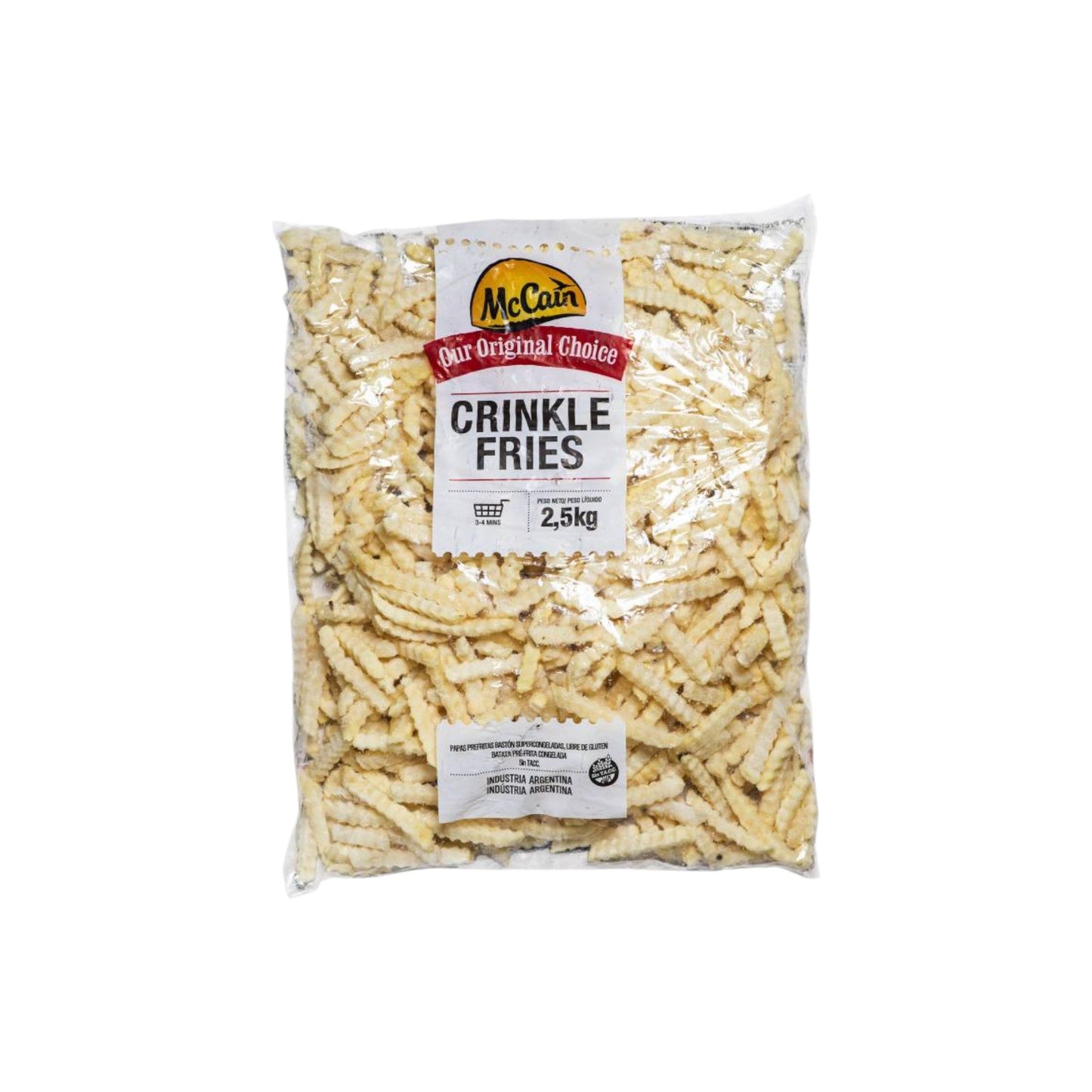 Papas Crinkle Fries McCain 2,5 K