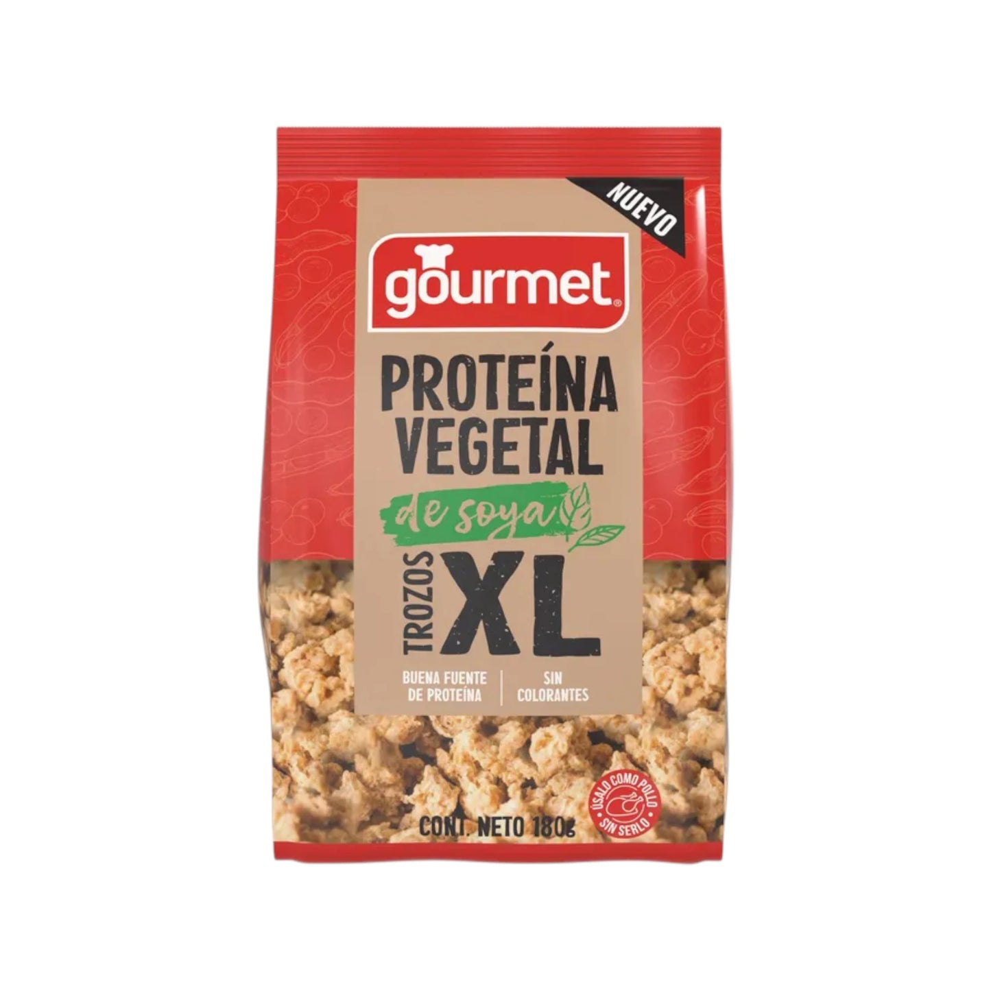 Proteína vegetal trozos XL Gourmet 300 g
