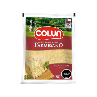 Queso rallado parmesano Colun 80 g