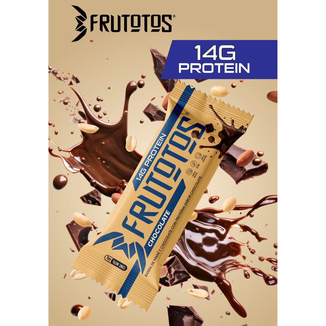 Barrita de proteína - Sabor Chocolate (Frutotos) producto vegano