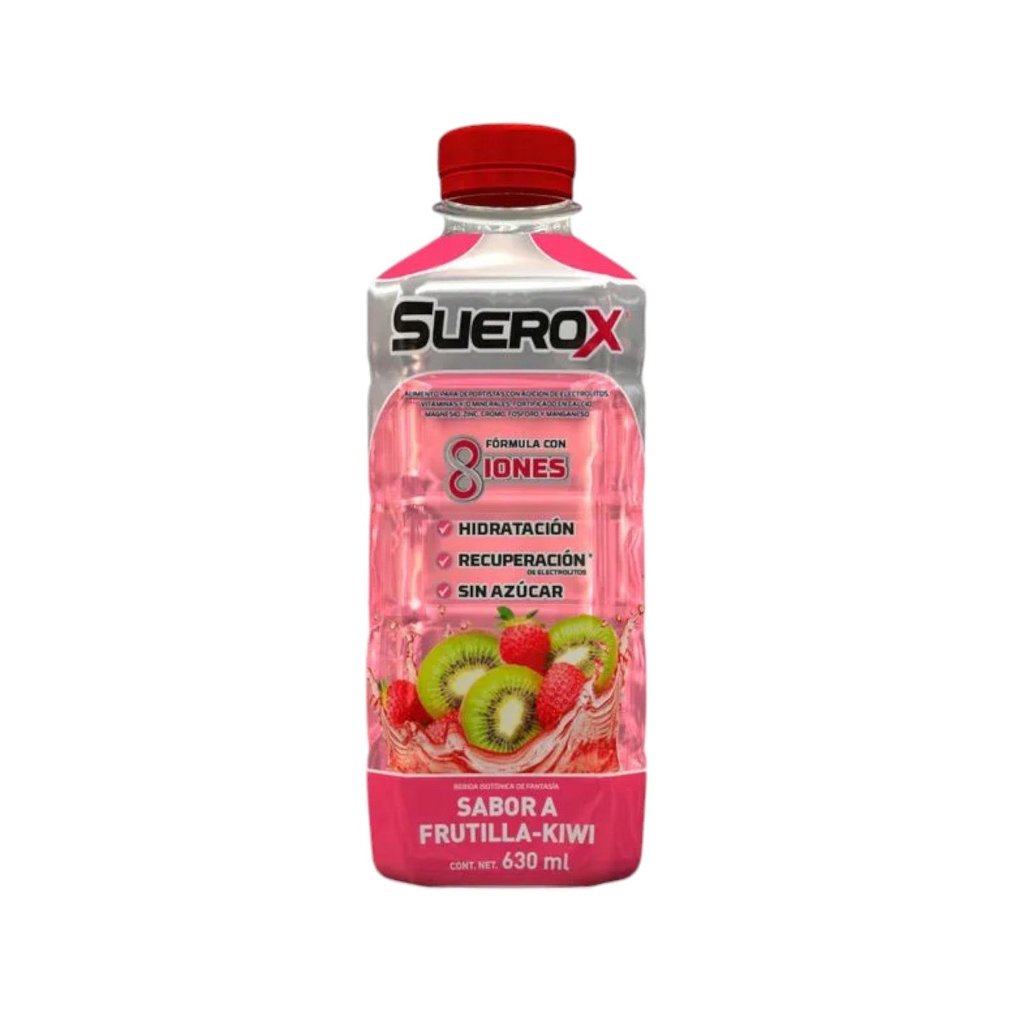 Bebida hidratante sabor frutilla kiwi Suerox 630 ml