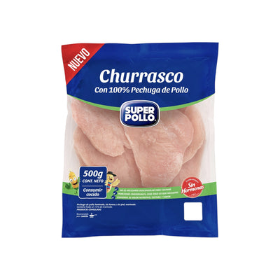 Churrasco de pechuga de pollo Super Pollo 500 g